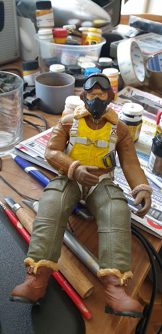 3D printed WW2 USAF pilot - many scale available