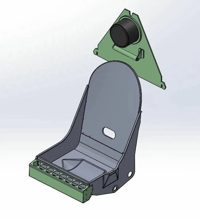Spitfire cockpit interior parts